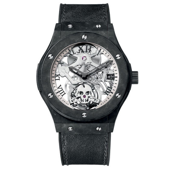 Replica Hublot CLASSIC FUSION TOURBILLON SKELETON SKULL 505.UC.0170.VR.SKULL replica Watch